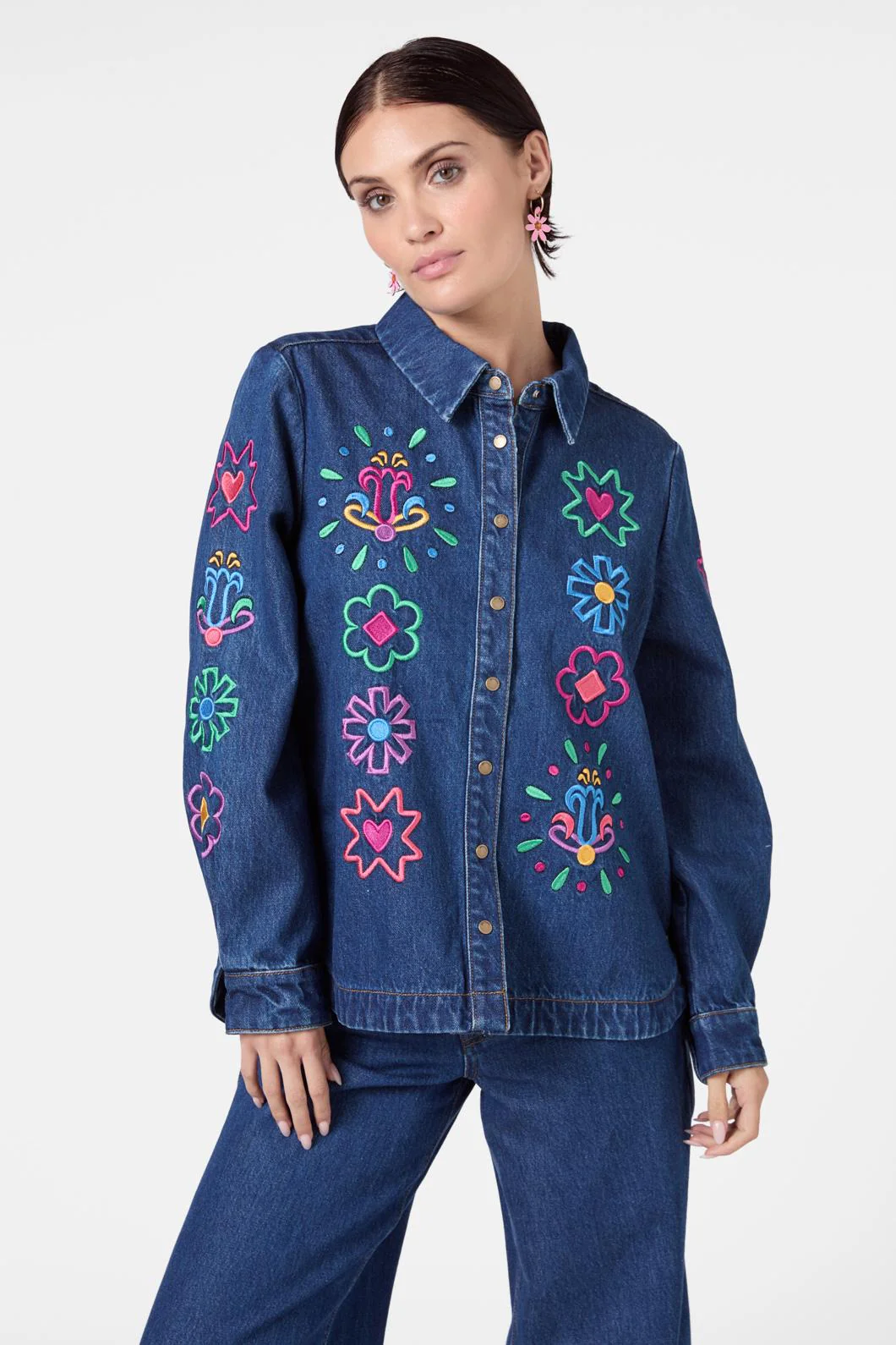 Friendly Folk Denim Shacket