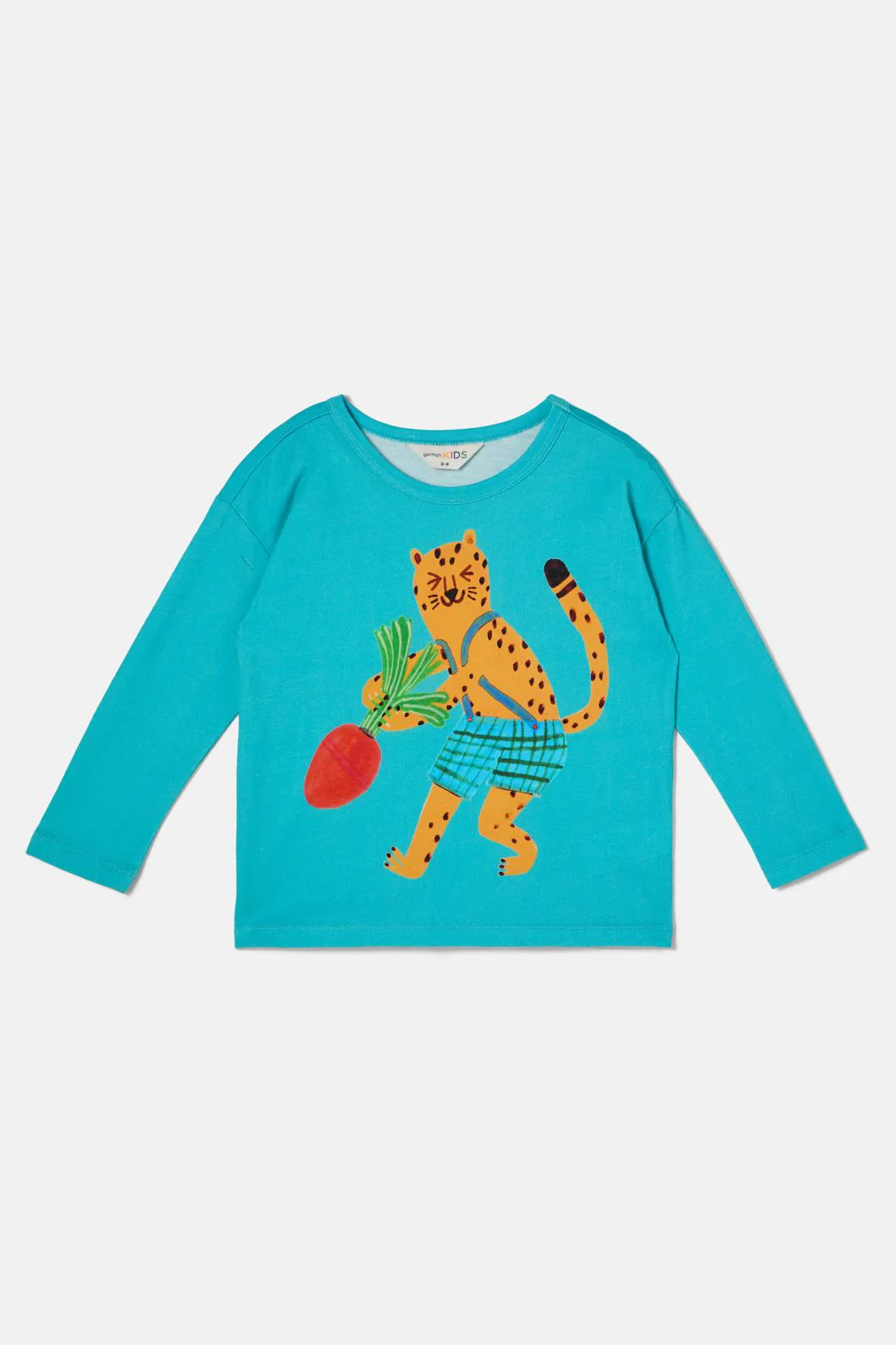 Charlie Cheetah Kids LS Tee