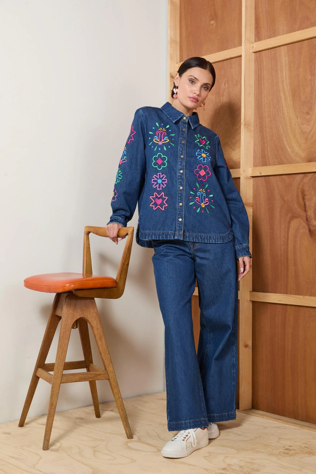 Friendly Folk Denim Shacket
