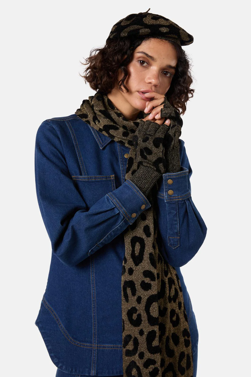 Leopard Beret