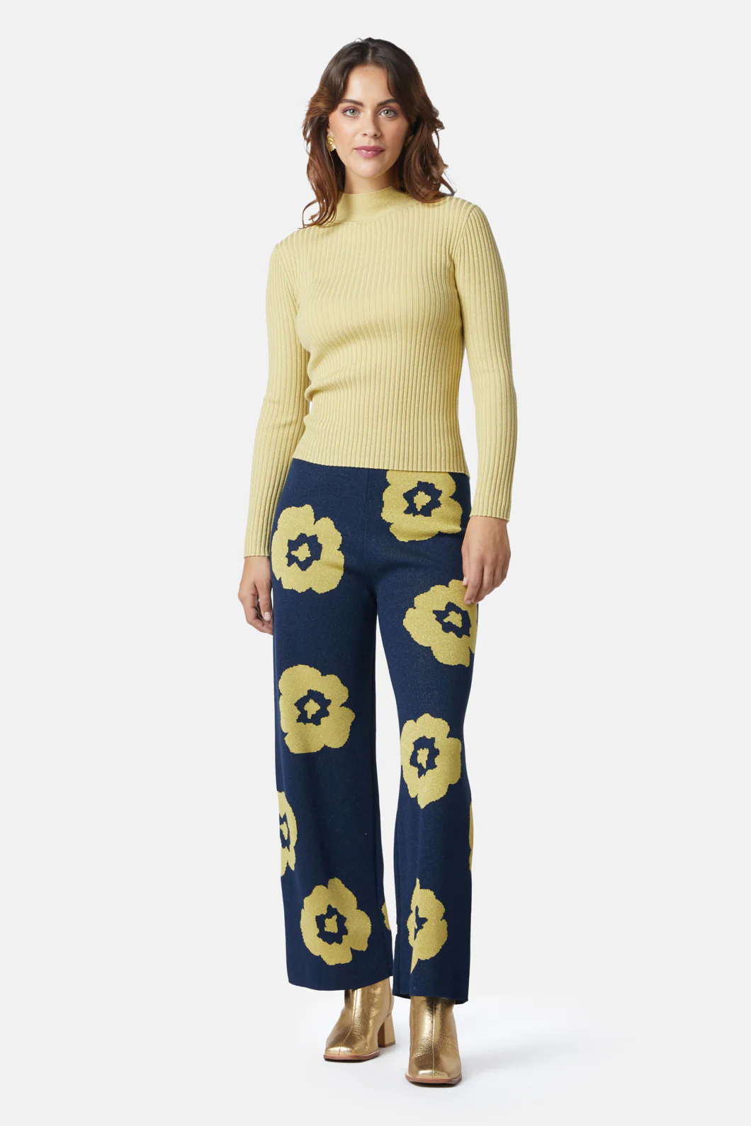 Rose Float Knit Pant