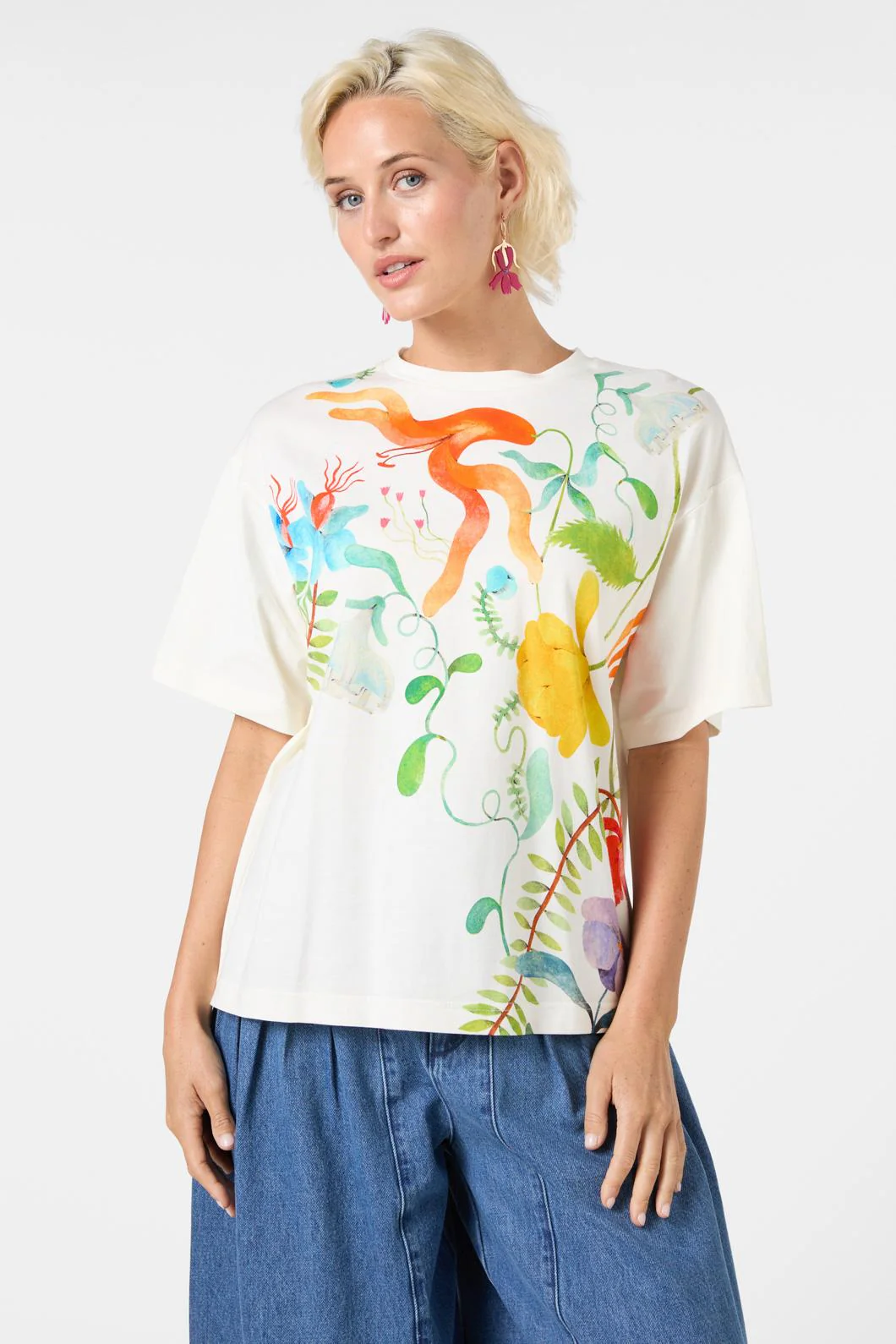 Leafy Lessons Oversized Tee