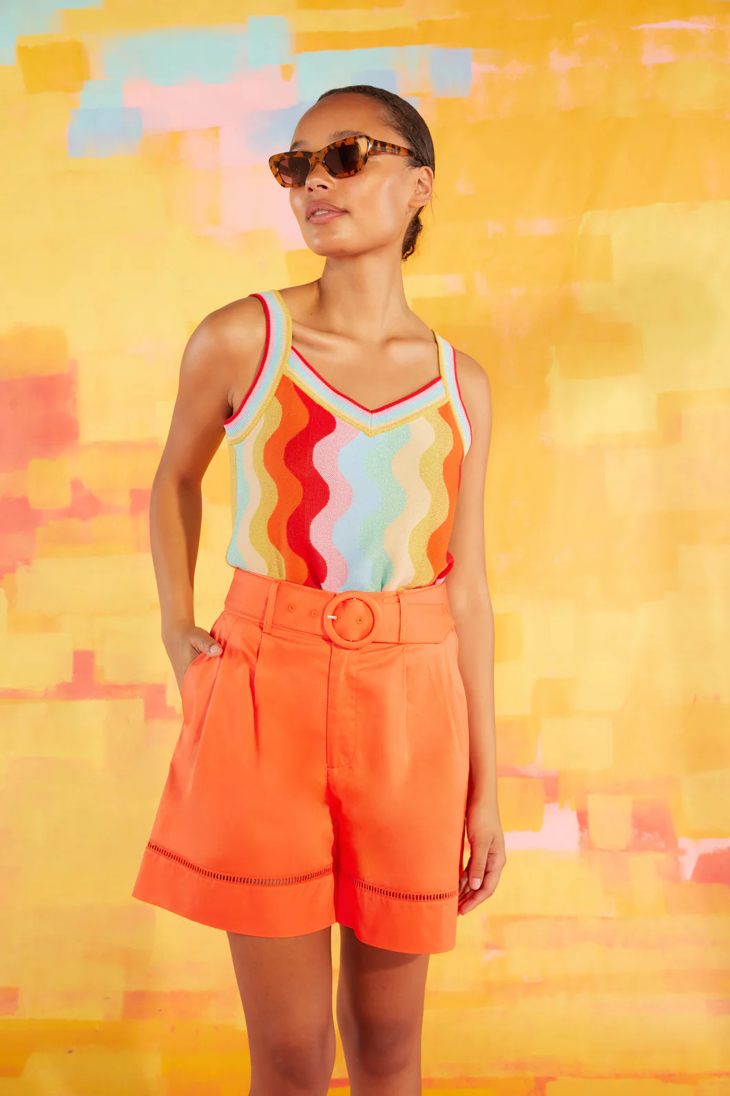 Waves Knit Tank