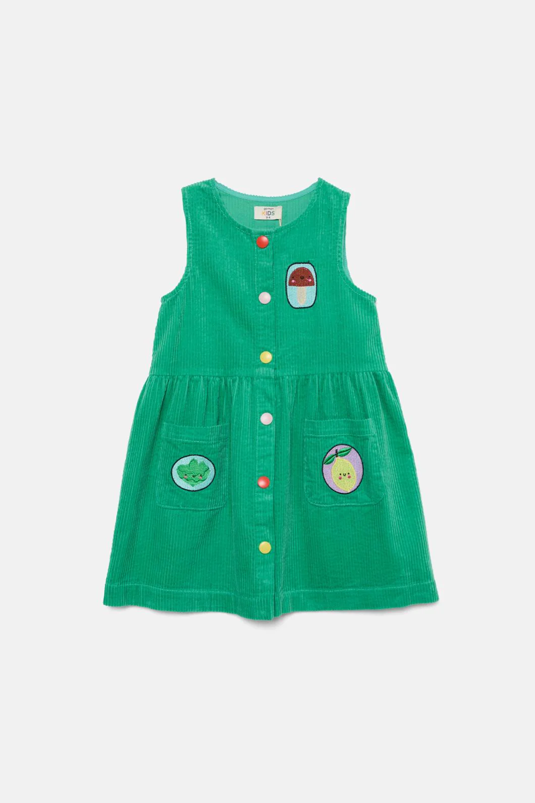 Veggies Cord Kids Dress