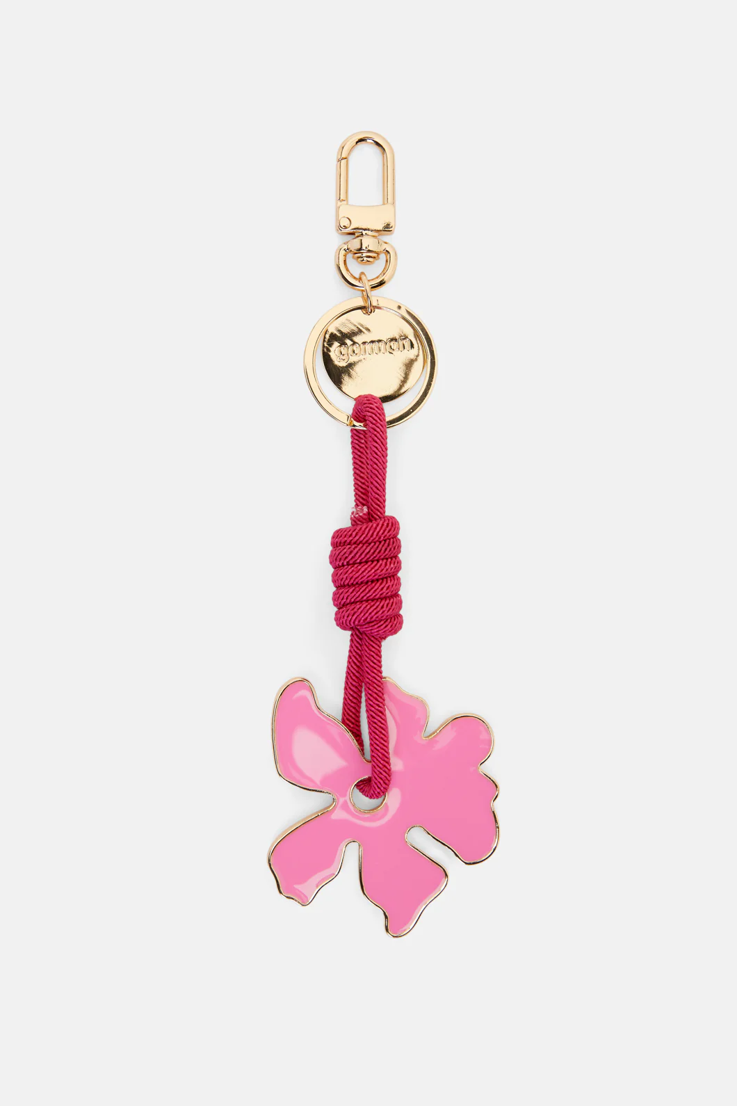 Tropic Check Charm Keyring