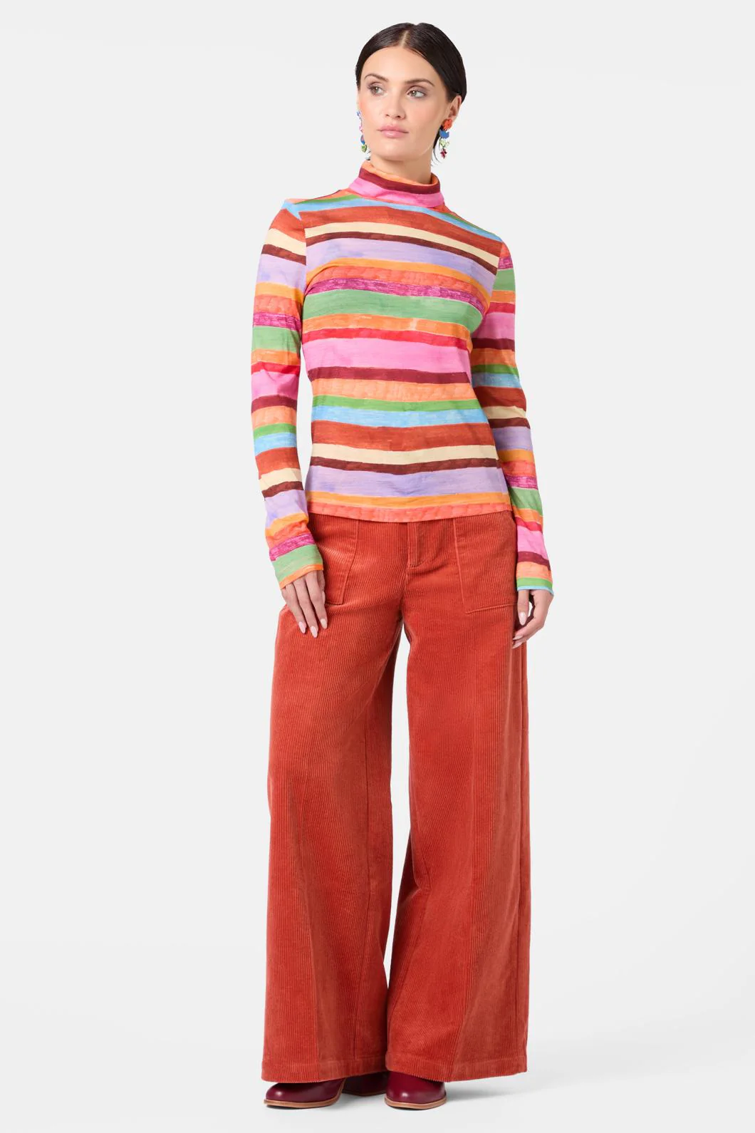 Technicolour Polo Top