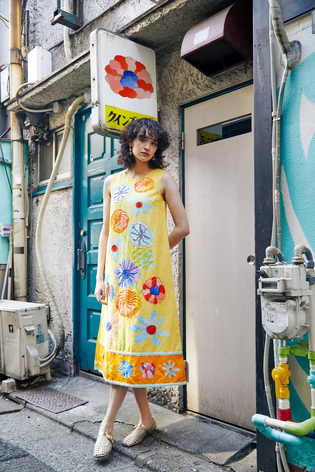 Bouquet Emb Dress