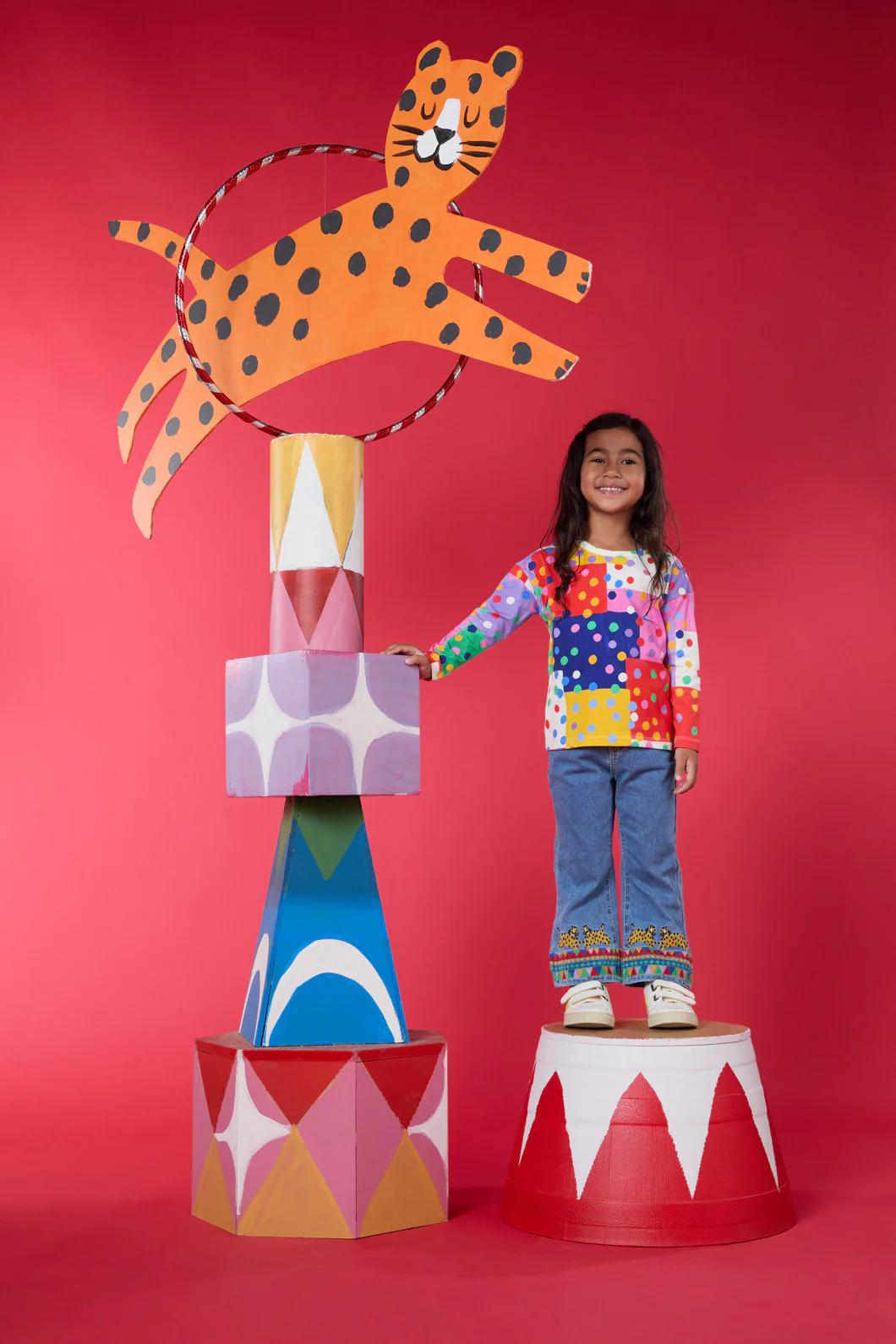 Spotty Kids LS Tee