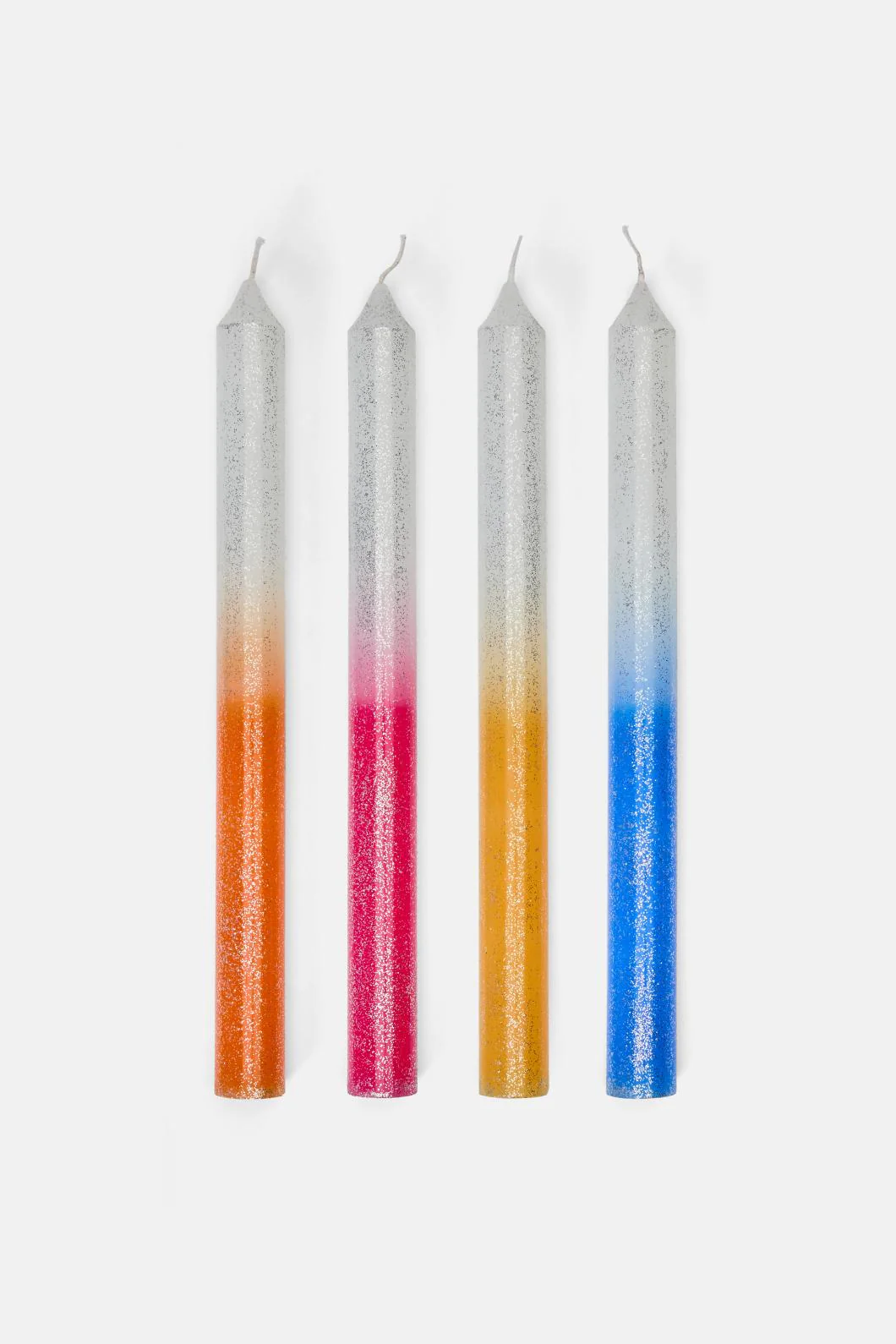 Glitter Candle Set 4