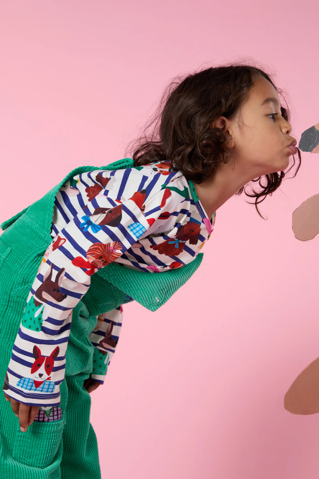 Oui Non Doggies Kids LS Tee