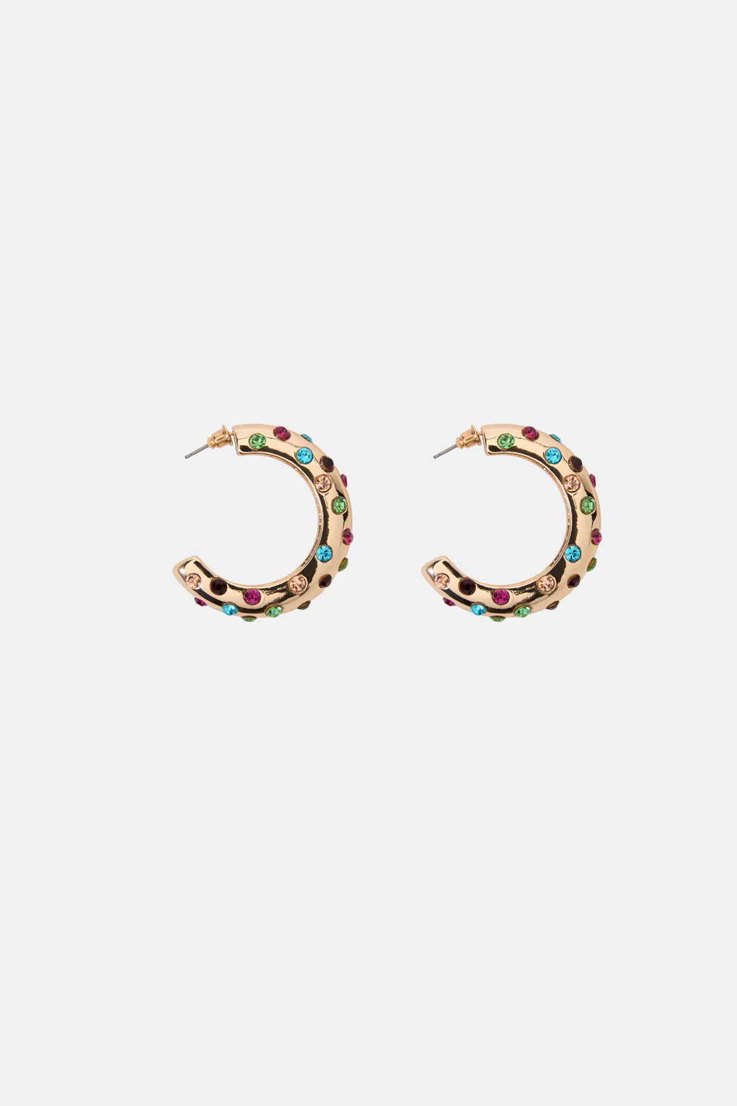 Rainbow Diamonte Earring