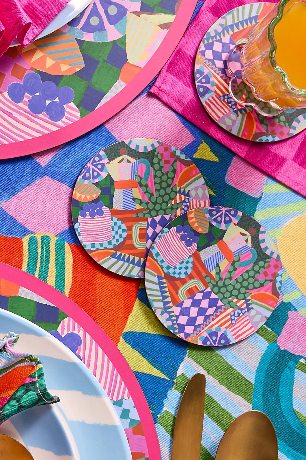 Bon Appetite Coaster Set 4