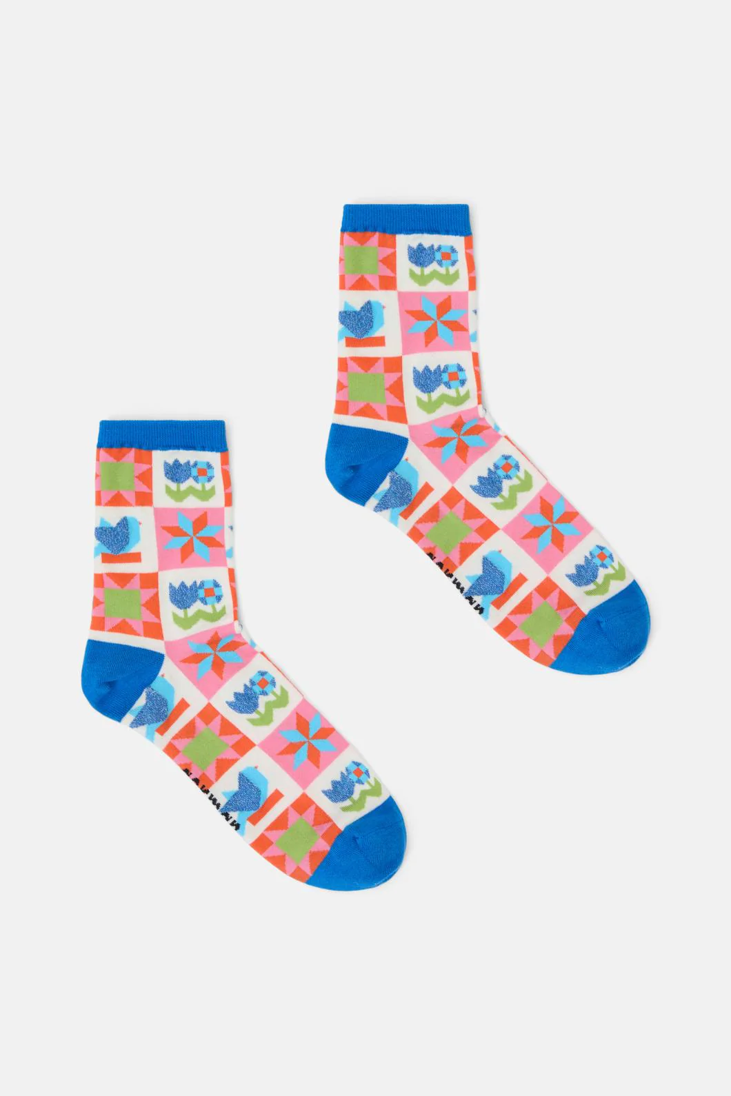 Heirloom Aqua Sock