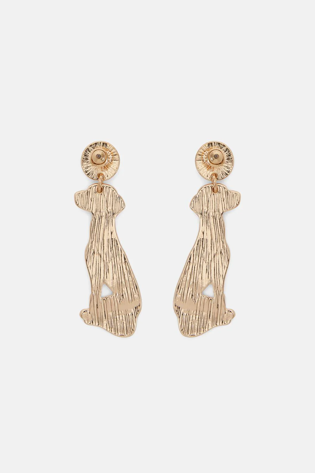 Gold Dalmation Earring