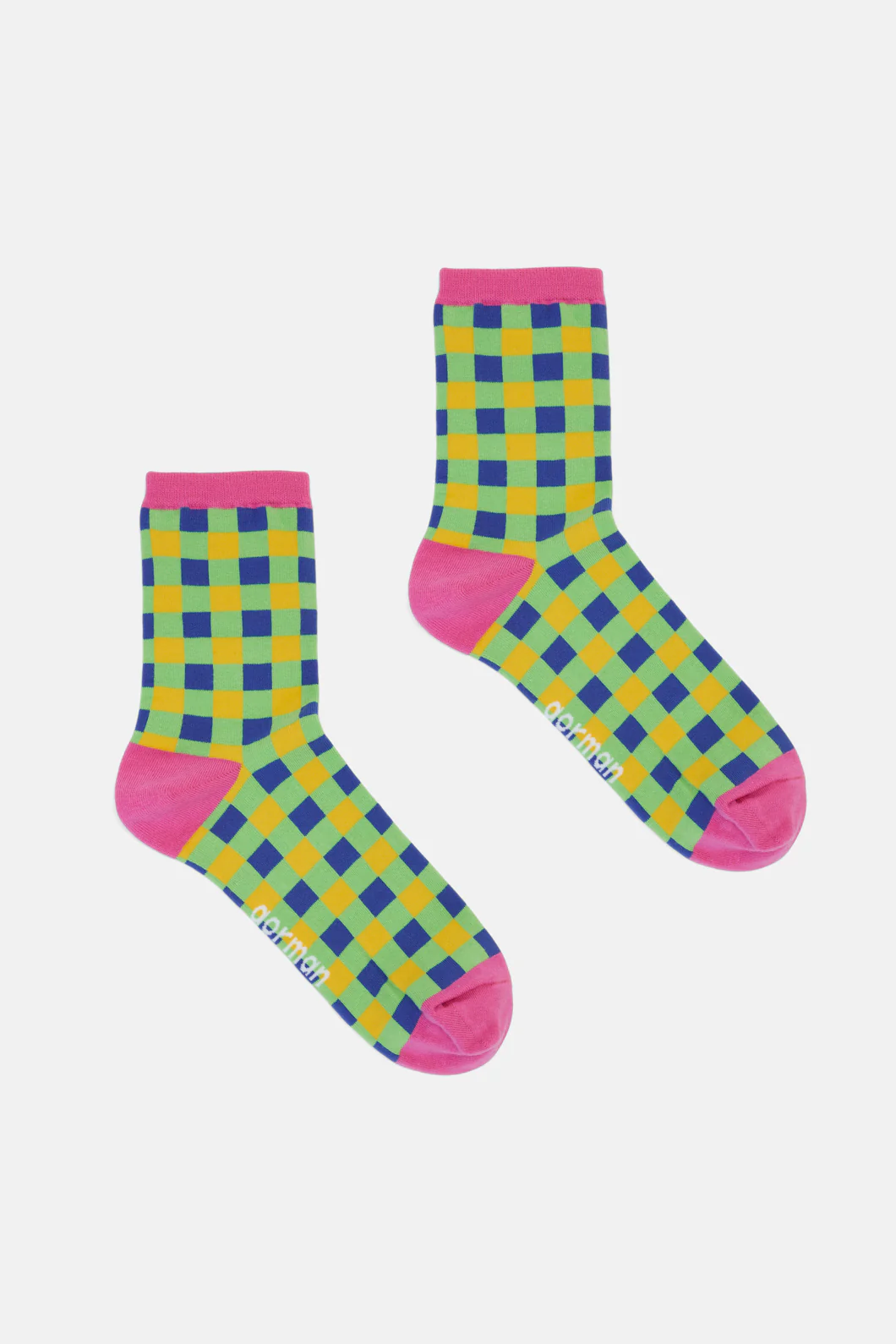Paper Patch Multi Check Socks