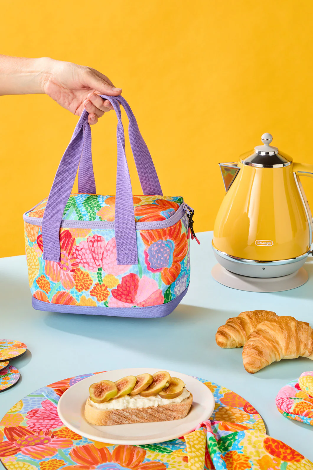 Spotted Flower Lunch Bag