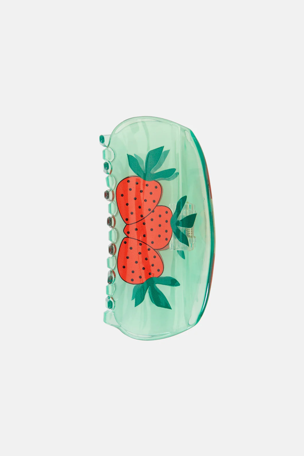 Strawberry Clear Hair Claw