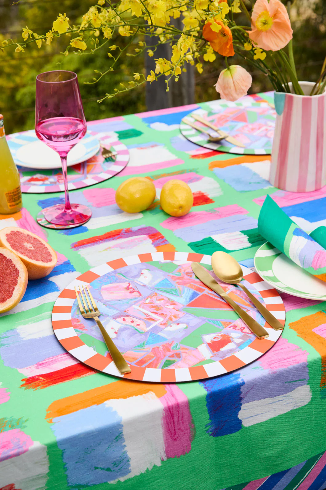 Pastels Placemat Set 4