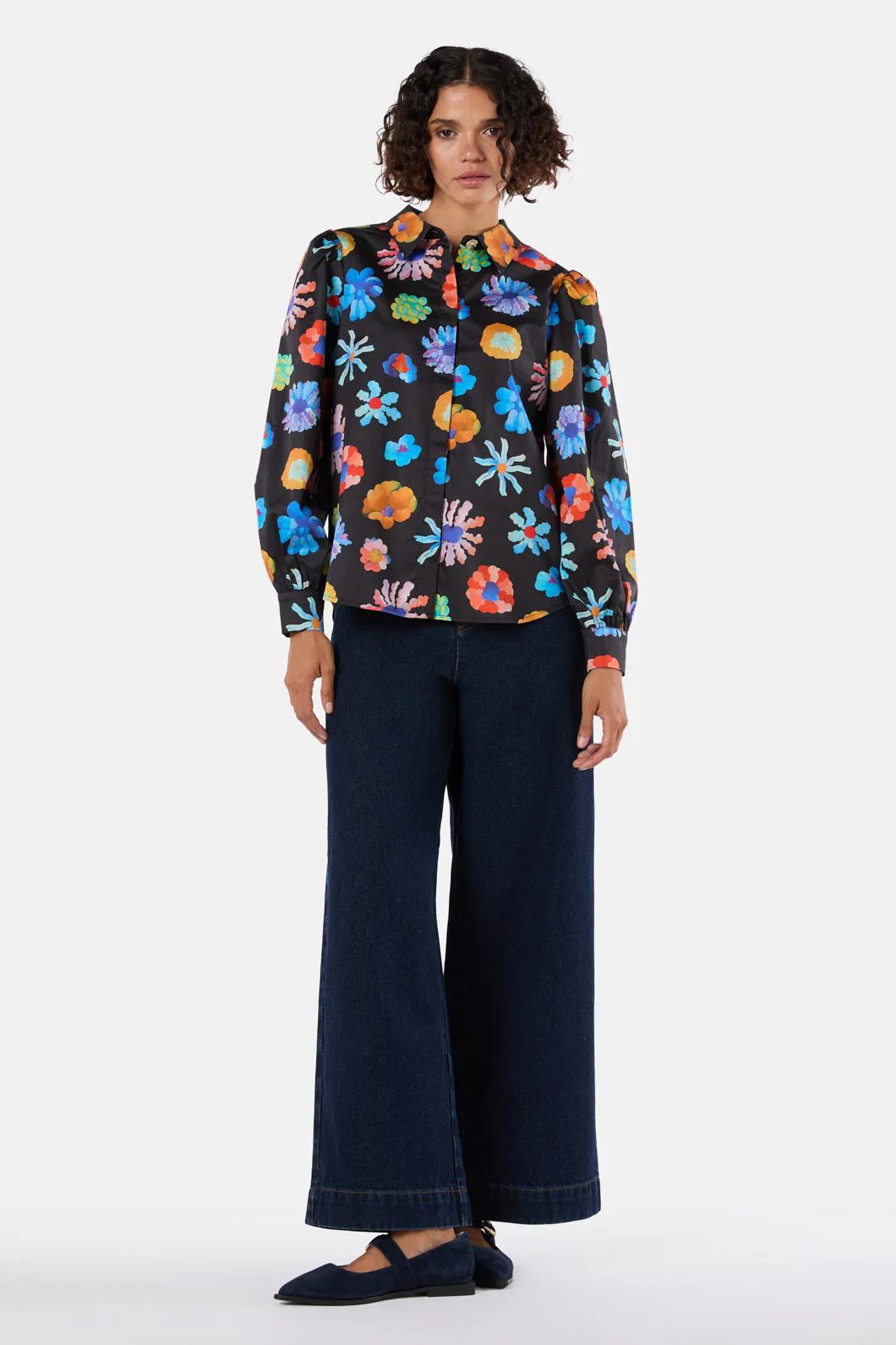 Big Bouquet Button Shirt
