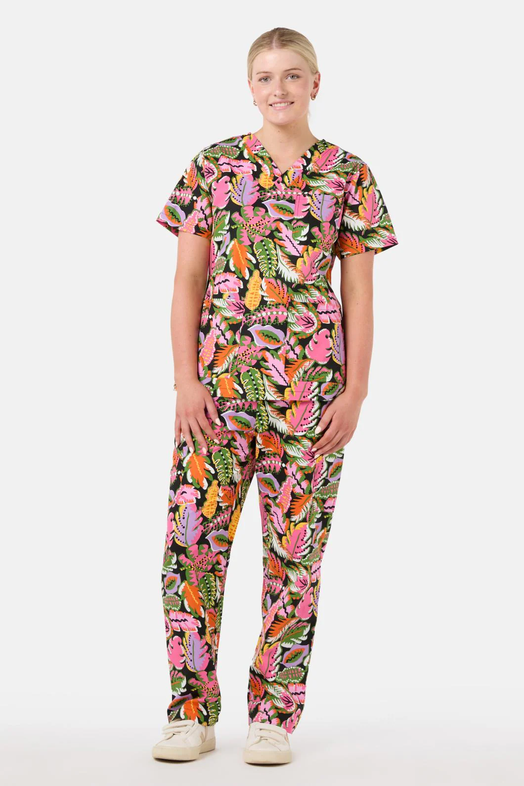 Tropical Leaves Scrub Set