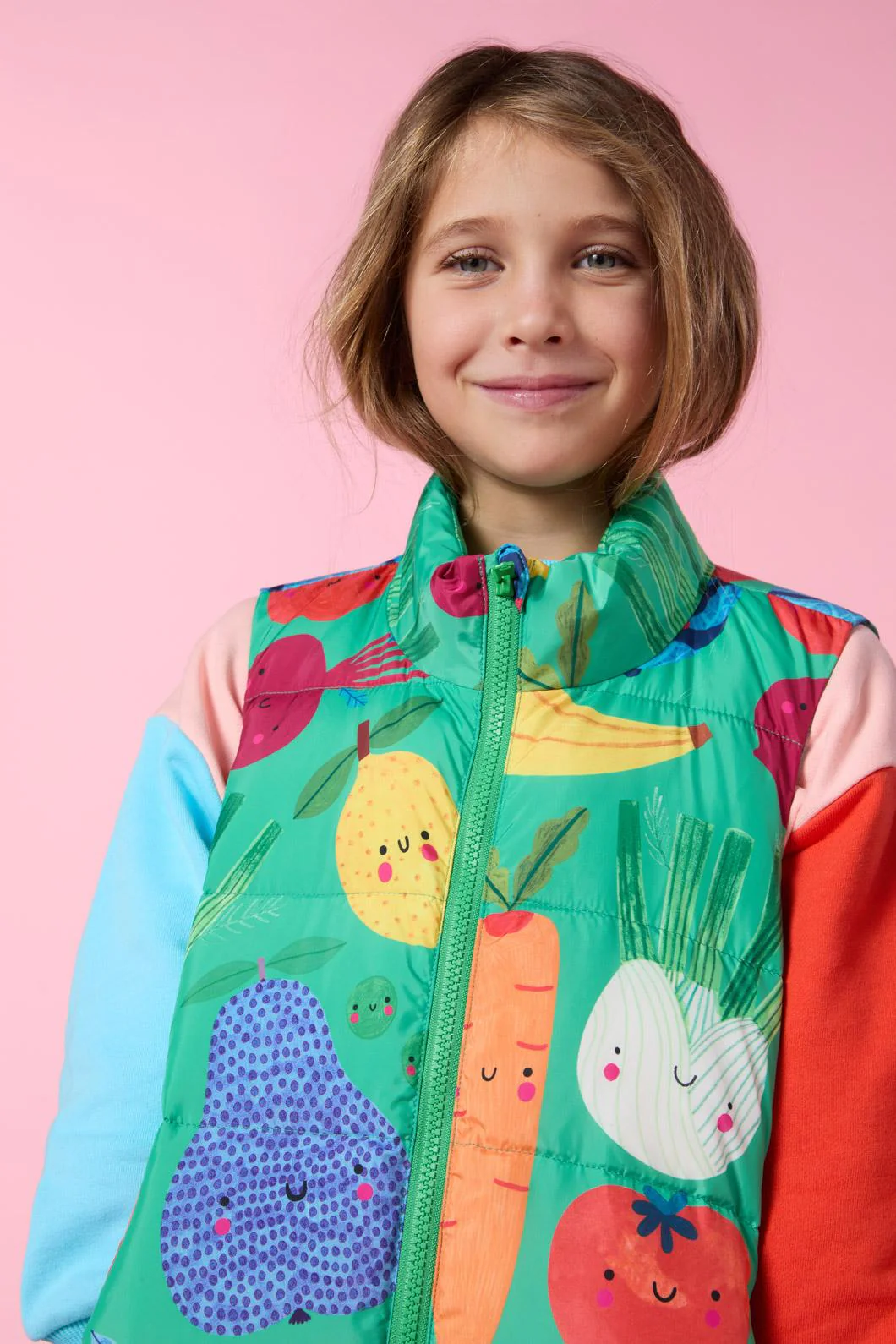 Veggies Kids Puffer Vest