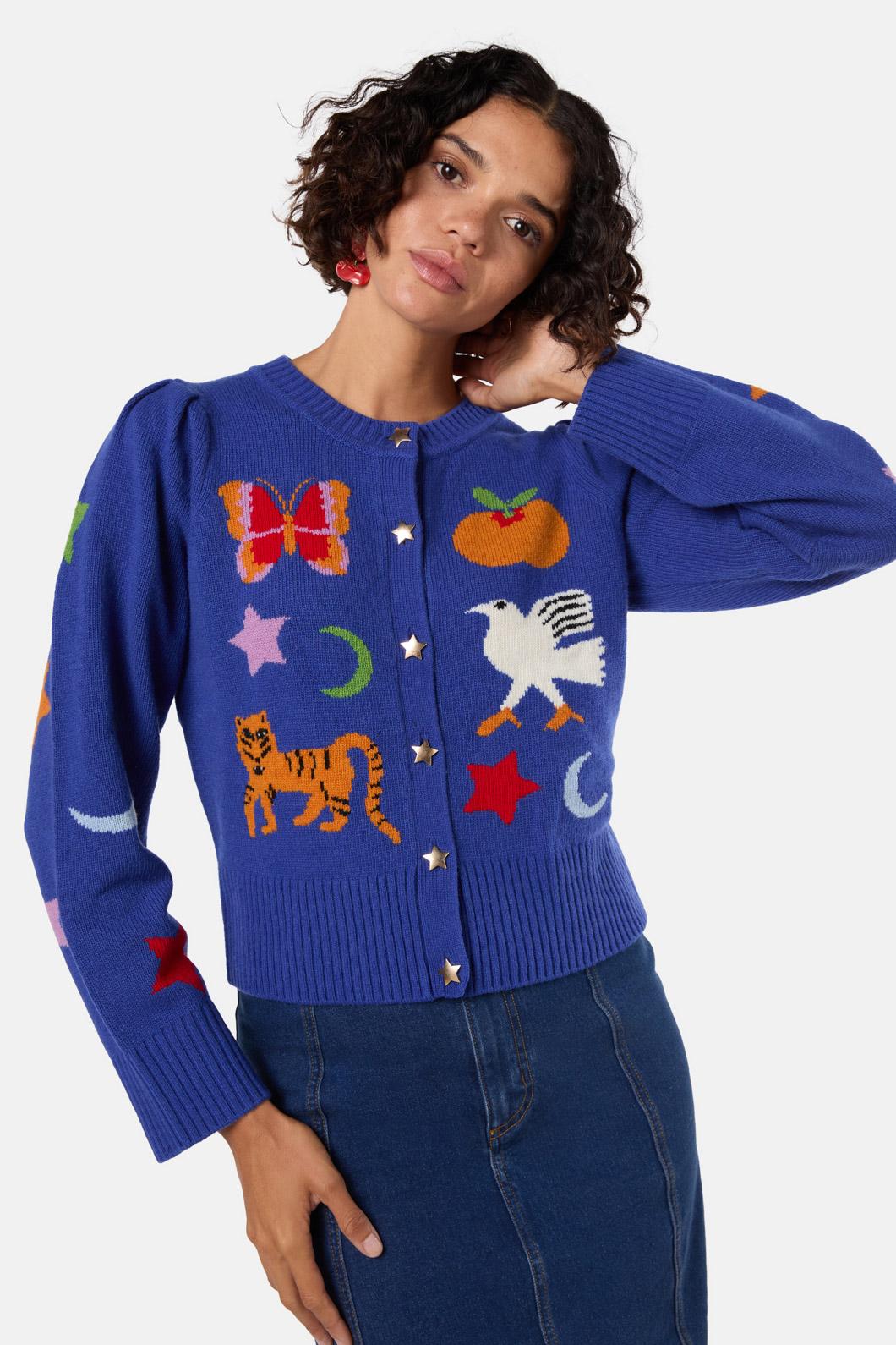 Fantasy Patchwork Cardigan