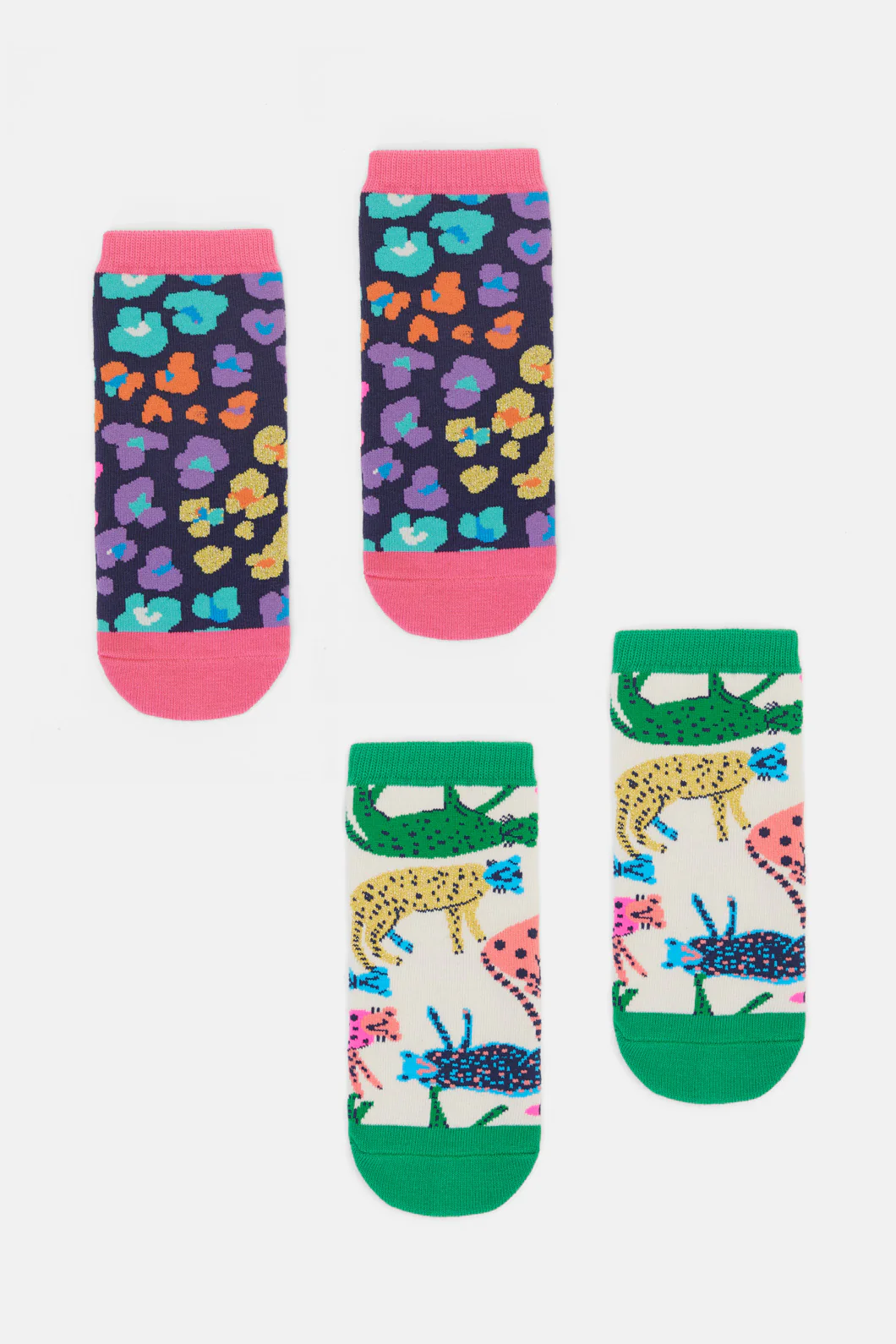 Leopards Kids Sock 2Pr Pk