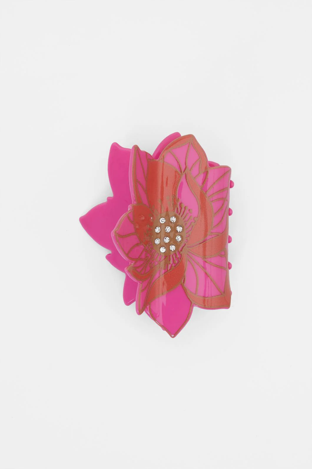 Lotus Leopard Hair Claw