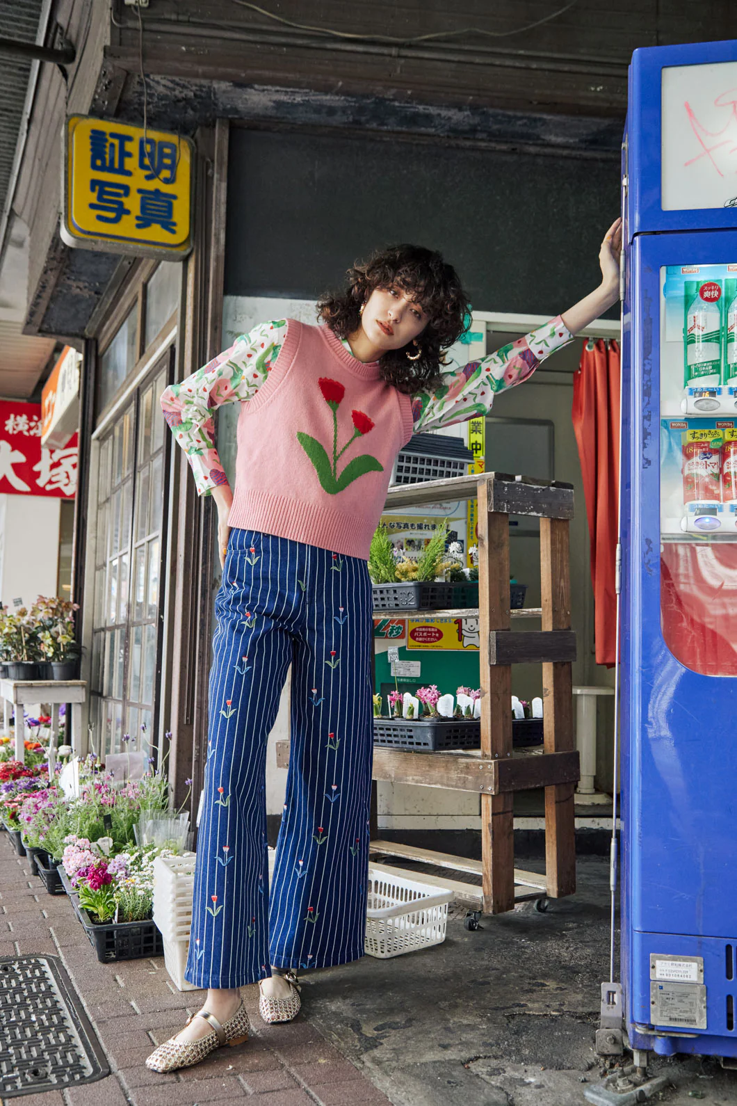 Rosette Denim Jean