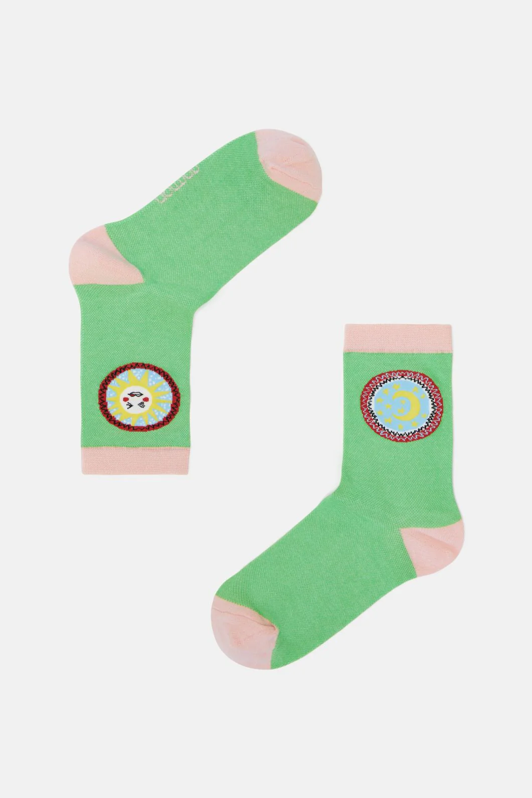Green Plate Mesh Sock