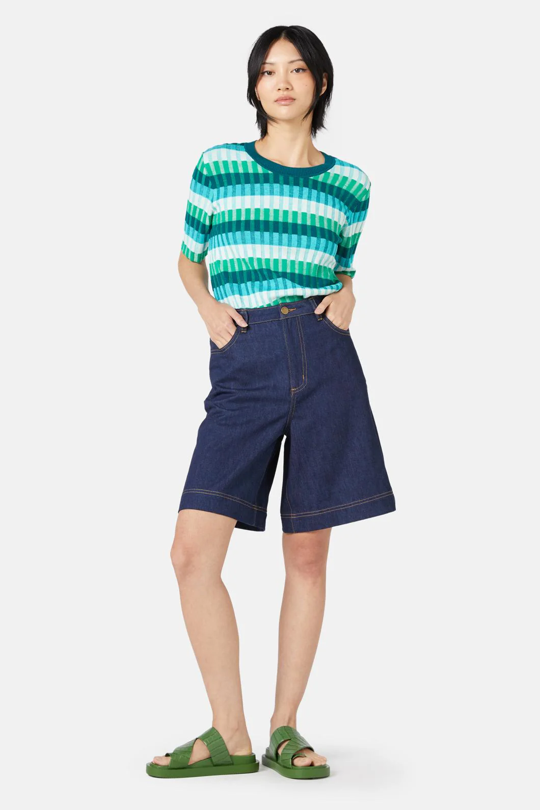 Soleil Denim Shorts