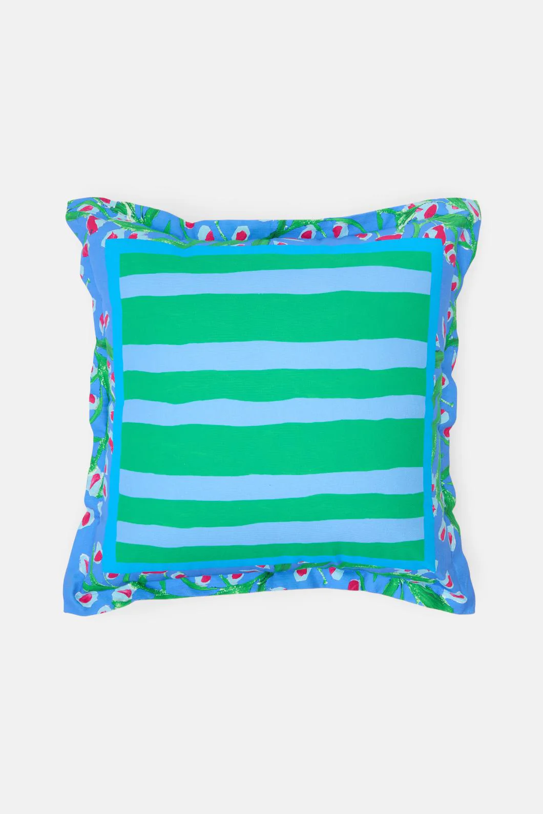 Striped Square Cushion