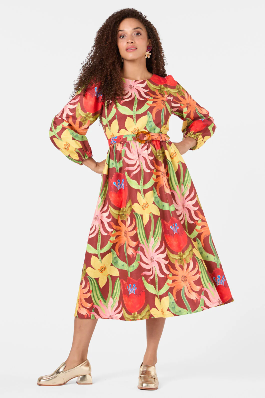 Rosie's Posies Long Dress