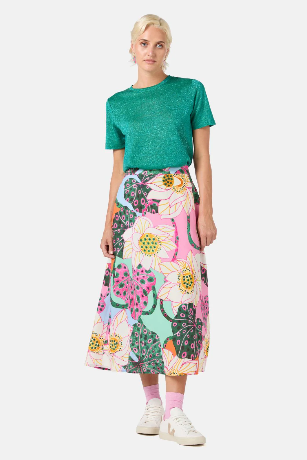Lotus Leopard Skirt