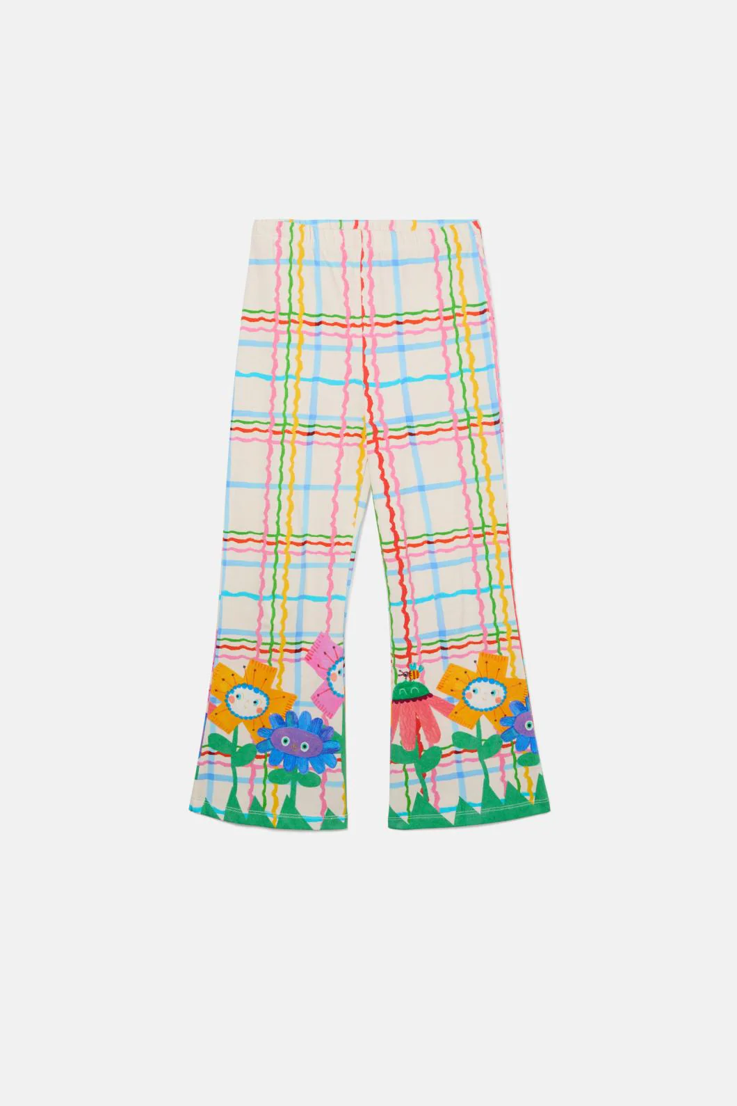 Wavy Check Kids Legging