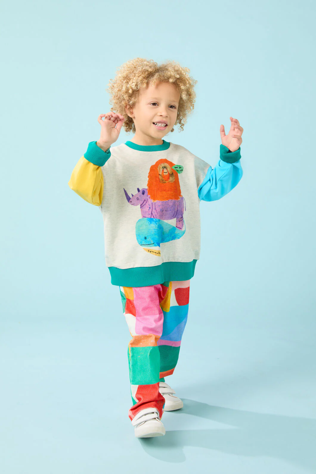 Animals Stack Kids Sweater