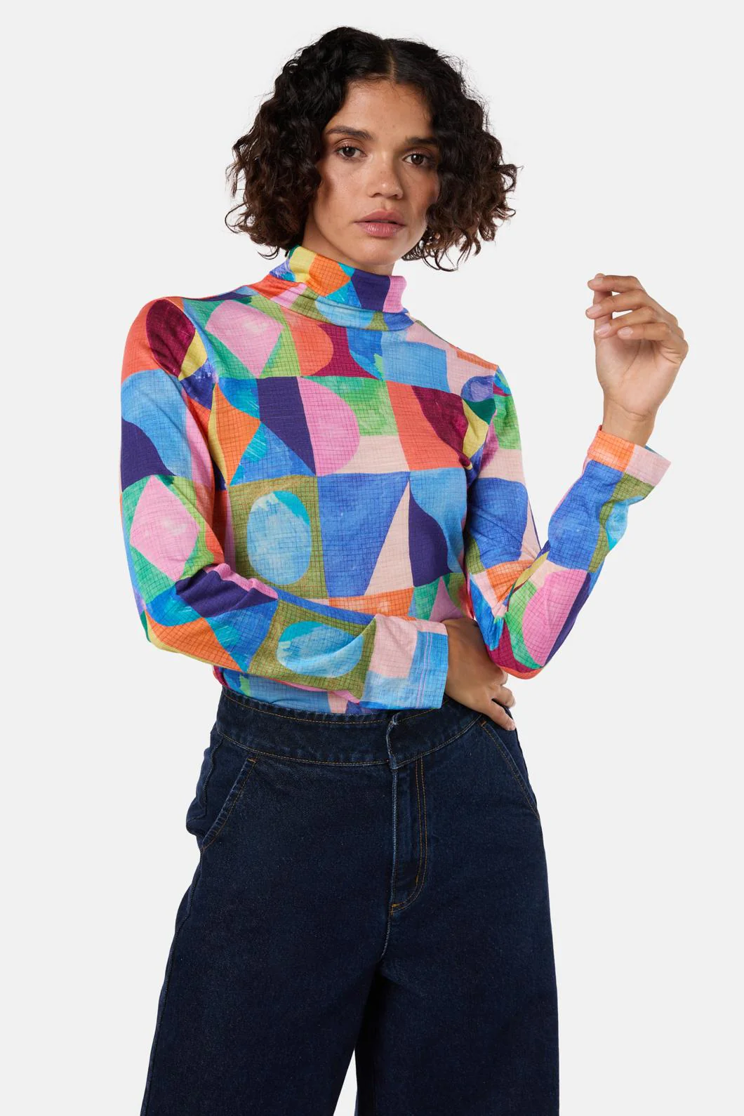 Cutting Shapes Merino Polo