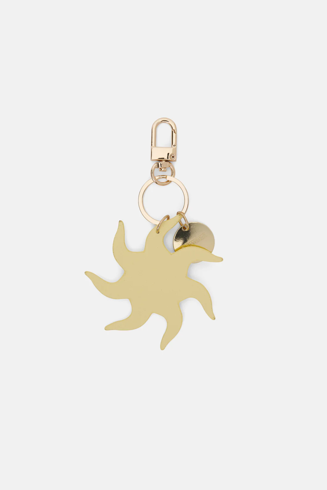 Orange Sun Key Ring