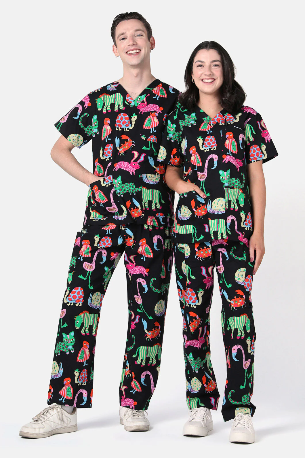 Animal Arc Scrub Set