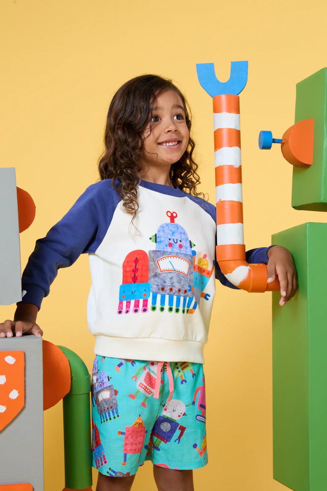 Robots Kids Sweater