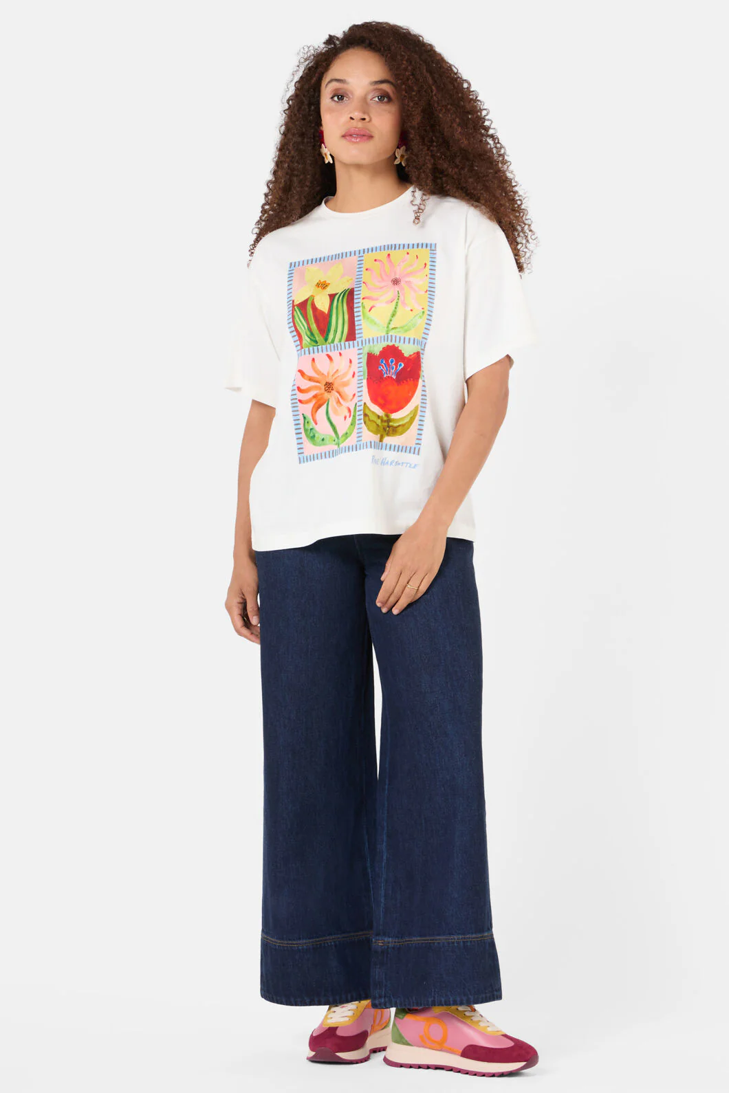 Rosie's Posies Placement Oversized Tee