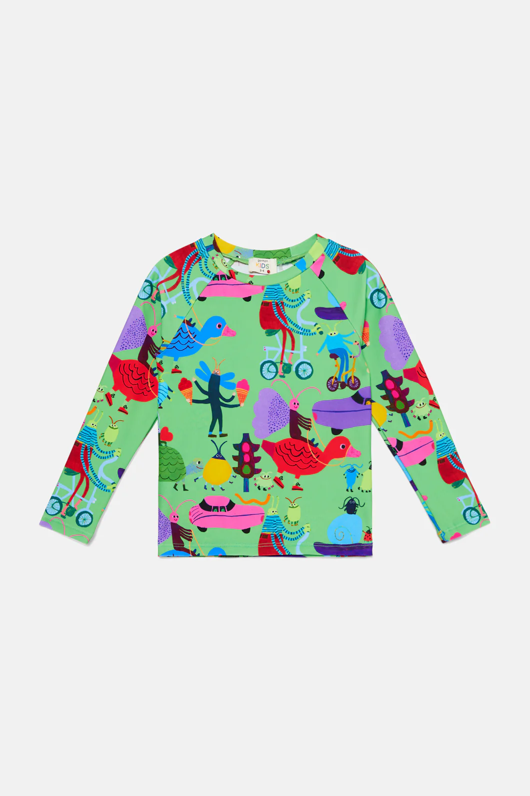 Traffic Kids Swim Top