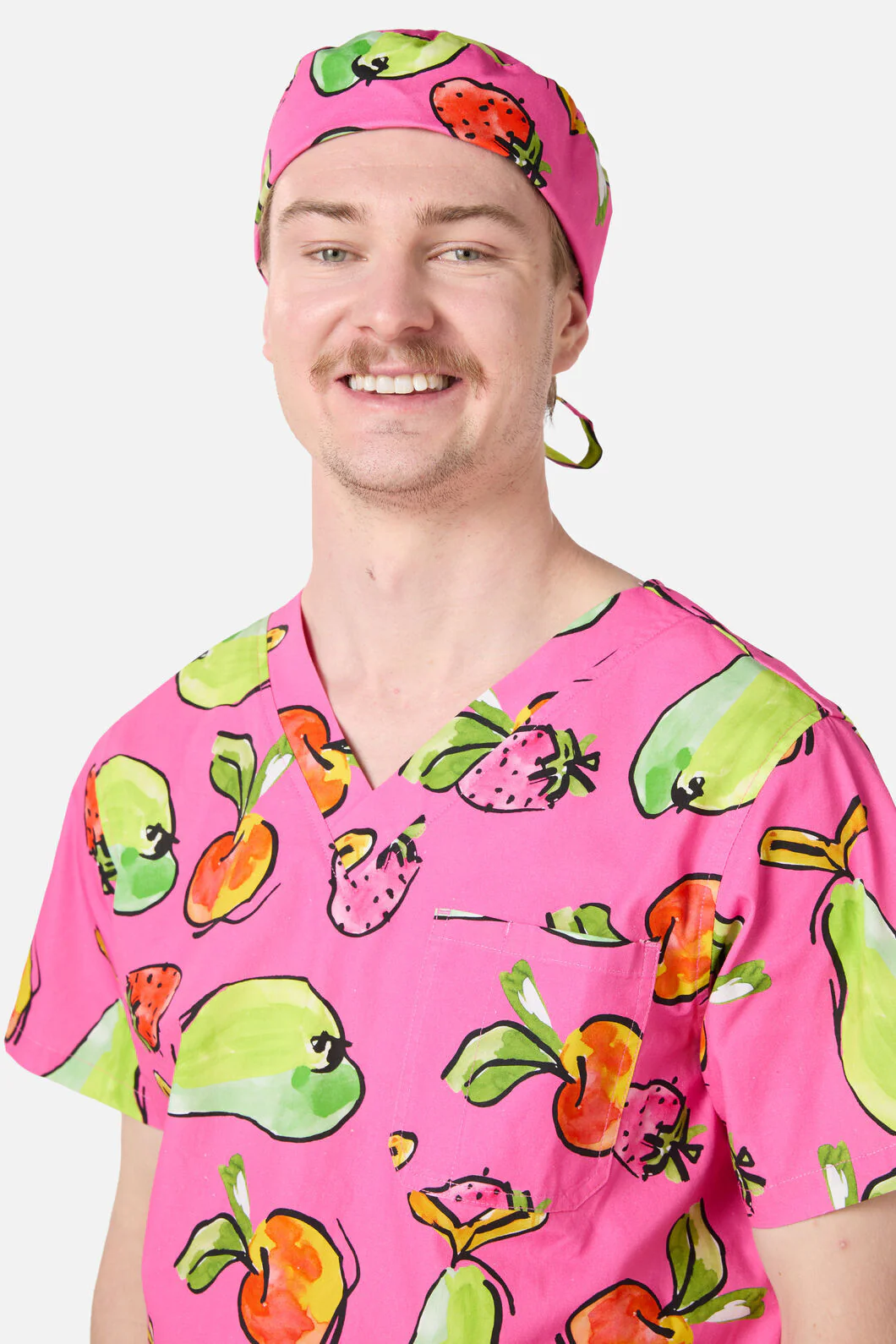 Peach Pear Scrub Hat