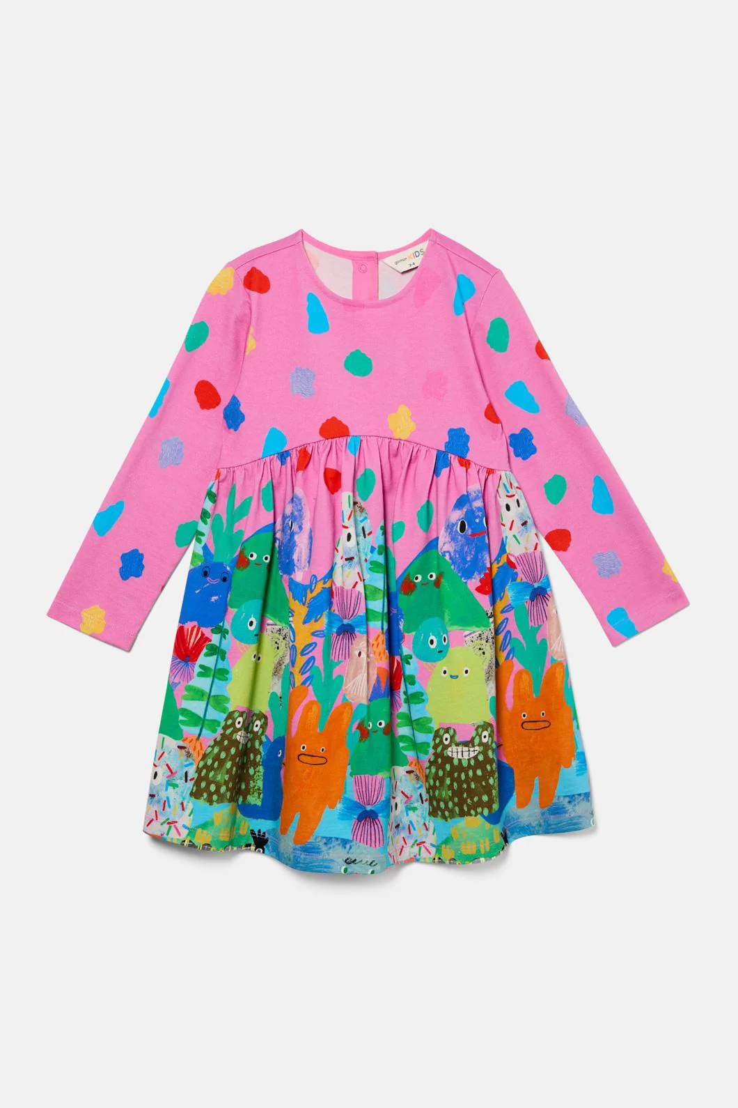 Monsters Kids Border Dress