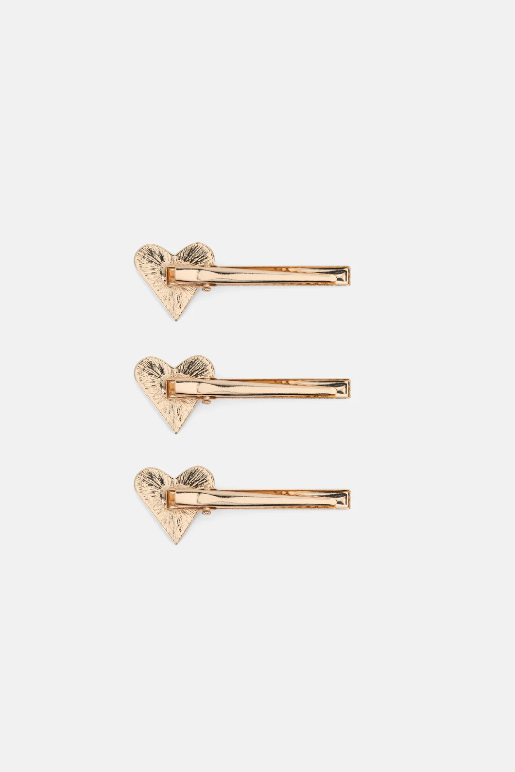 Gem Heart Hair Pin S/3