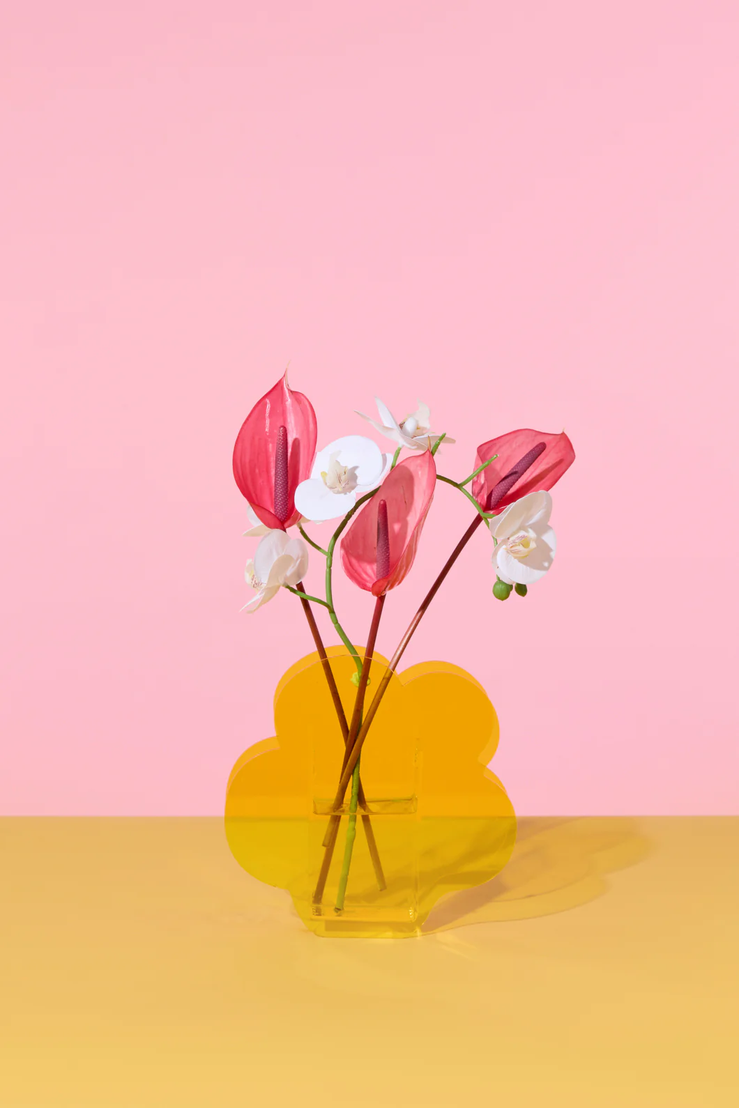 Flower Acrylic Vase