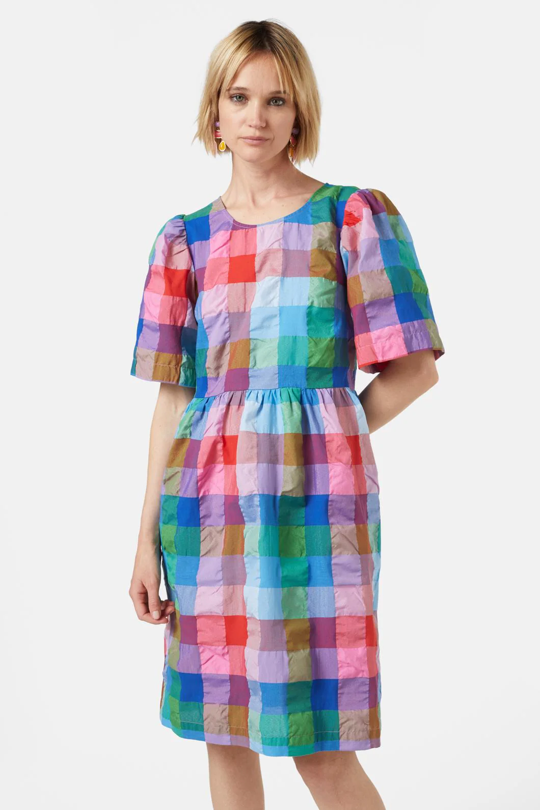 Mathilda Check Dress