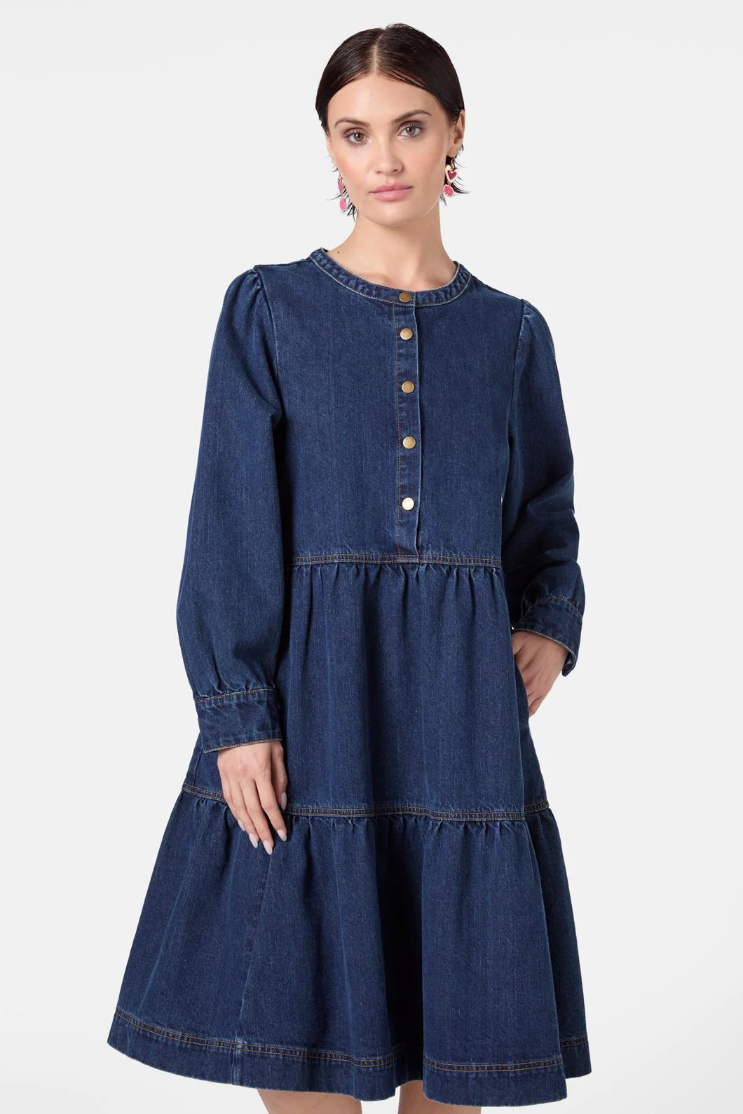 Nova Denim Smock Dress
