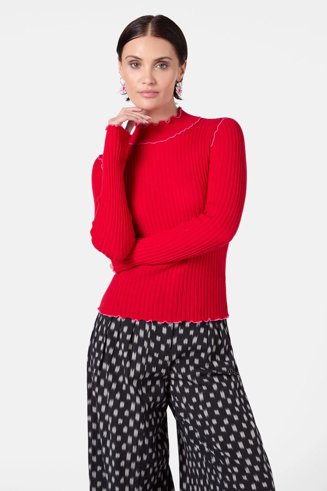 Romaine Knit Top