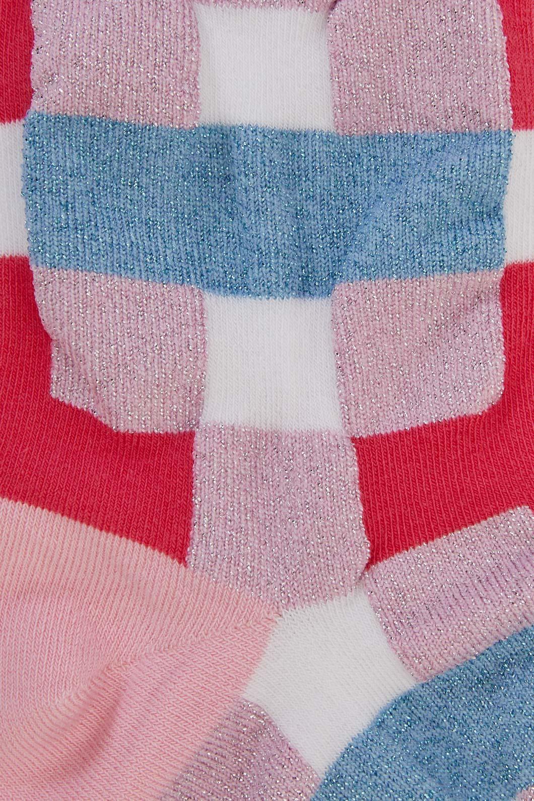 Pink Gingham Sock